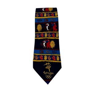 OLYMPIC Millennium Collection Sydney 2000 Mascots Neck Tie Novelty Polyester